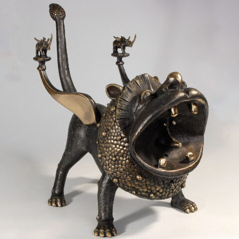 Oleg Pinchuk. KING LION I. 2010. h-18