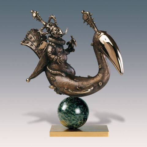 Oleg Pinchuk. Owner of warm seas. 2002. h=61. bronze 9 castings